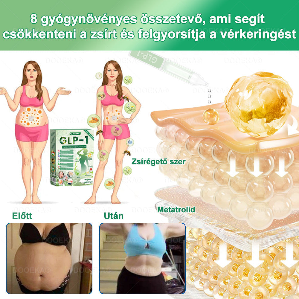 🌴🌴  DOOEKA® GLP-1 8 az 1-ben Fit & Vital Szájon át szedhető oldat – 👨‍⚕️ Napi egyszer, 7 nap alatt látható változás / Elhízás, szív- és érrendszeri egészség, cukorbetegség, alvási apnoe, bélrendszer egészsége, ízületi problémák és még sok más esetén