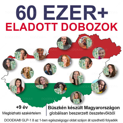 🌴🌴  DOOEKA® GLP-1 8 az 1-ben Fit & Vital Szájon át szedhető oldat – 👨‍⚕️ Napi egyszer, 7 nap alatt látható változás / Elhízás, szív- és érrendszeri egészség, cukorbetegség, alvási apnoe, bélrendszer egészsége, ízületi problémák és még sok más esetén