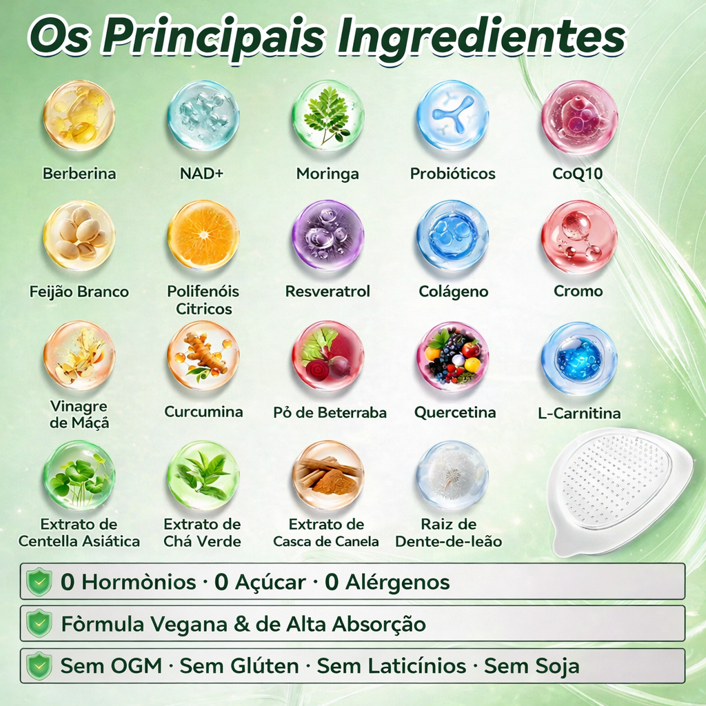 👑𝑳𝒐𝒋𝒂 𝑶𝒇𝒊𝒄𝒊𝒂𝒍 | 🍏🍏 𝑮𝑳𝑶𝑹𝑬𝑵𝑫𝑨® 𝑴𝒐𝒓𝒊𝒏𝒈𝒂 · 𝑩𝒆𝒓𝒃𝒆𝒓𝒊𝒏𝒂 × 𝑵𝑨𝑫+ 𝑨𝒅𝒆𝒔𝒊𝒗𝒐 𝑨𝒗𝒂𝒏ç𝒂𝒅𝒐 𝑵𝒂𝒏𝒐 𝑴𝒊𝒄𝒓𝒐𝒏𝒆𝒆𝒅𝒍𝒆 10 𝒆𝒎 1(Apenas uma vez por dia, mudanças visíveis em 7 dias)  ✅ Para obesidade, pele flácida, diabetes, apneia do sono, problemas nas articulações e muito mais 👨‍⚕️