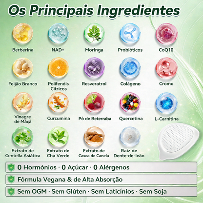 👑𝑳𝒐𝒋𝒂 𝑶𝒇𝒊𝒄𝒊𝒂𝒍 | 🍏🍏 𝑮𝑳𝑶𝑹𝑬𝑵𝑫𝑨® 𝑴𝒐𝒓𝒊𝒏𝒈𝒂 · 𝑩𝒆𝒓𝒃𝒆𝒓𝒊𝒏𝒂 × 𝑵𝑨𝑫+ 𝑨𝒅𝒆𝒔𝒊𝒗𝒐 𝑨𝒗𝒂𝒏ç𝒂𝒅𝒐 𝑵𝒂𝒏𝒐 𝑴𝒊𝒄𝒓𝒐𝒏𝒆𝒆𝒅𝒍𝒆 10 𝒆𝒎 1(Apenas uma vez por dia, mudanças visíveis em 7 dias)  ✅ Para obesidade, pele flácida, diabetes, apneia do sono, problemas nas articulações e muito mais 👨‍⚕️
